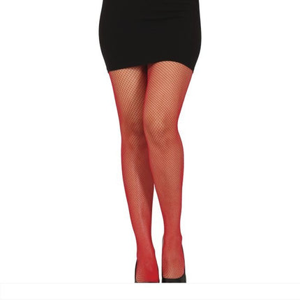 Visnet Panty Rood 70cm van Fiestas Guirca koop je bij Partywinkel