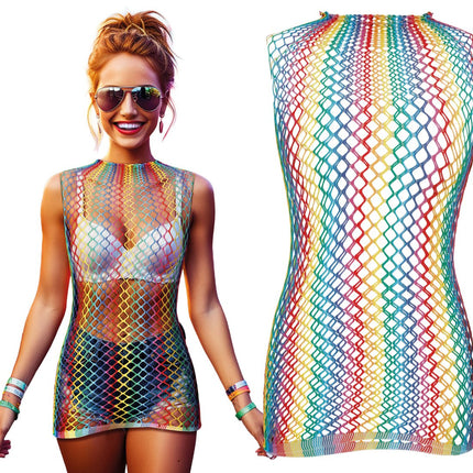 Visnet Shirt Regenboog van Fiestas Guirca koop je bij Partywinkel
