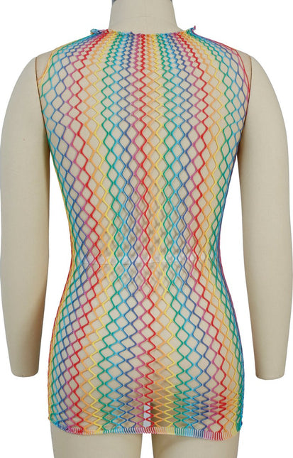 Visnet Shirt Regenboog van Fiestas Guirca koop je bij Partywinkel