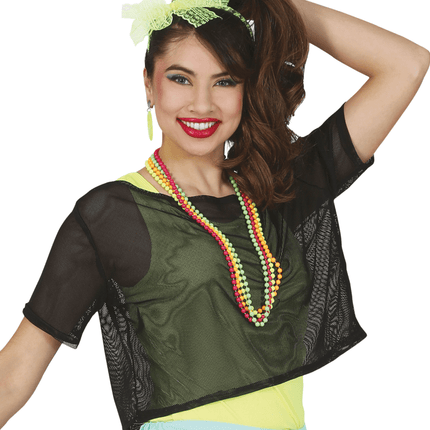 Visnet T/shirt Zwart Kort L van Fiestas Guirca koop je bij Partywinkel