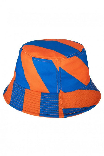 Vissershoedje Blauw/Oranje van PartyXplosion koop je bij Partywinkel