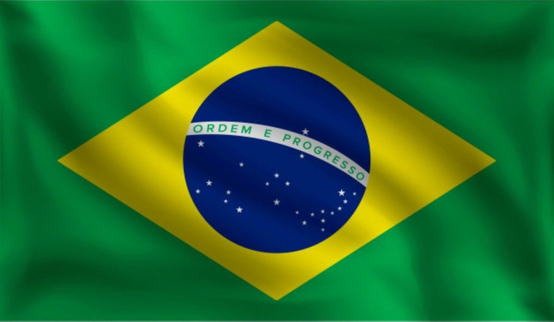 Vlag Brazilie 150cm van Partychimp koop je bij Partywinkel