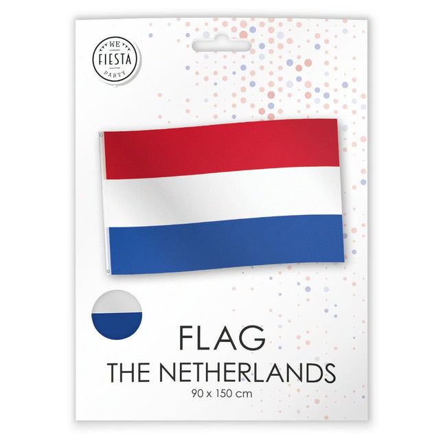 Vlag Nederland 1,5m van WeFiesta koop je bij Partywinkel