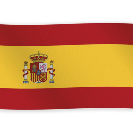Vlag Spanje 1,5m van WeFiesta koop je bij Partywinkel