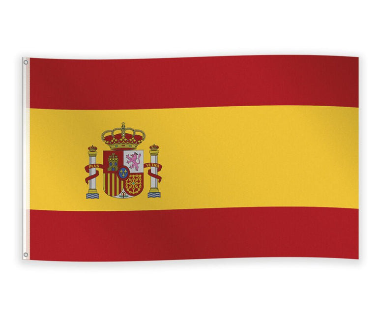 Vlag Spanje 1,5m van WeFiesta koop je bij Partywinkel