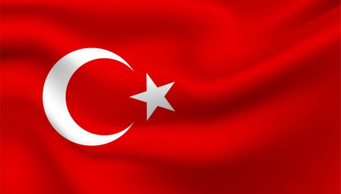 Vlag Turkije 150cm van Partychimp koop je bij Partywinkel