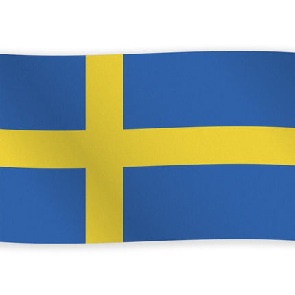 Vlag Zweden 1,5m van WeFiesta koop je bij Partywinkel