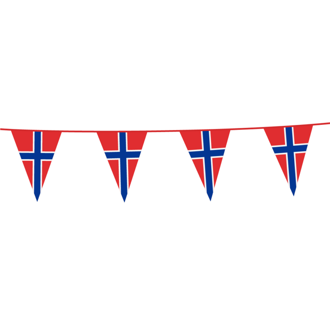 Vlaggenlijn Noorwegen 10m van WeFiesta koop je bij Partywinkel