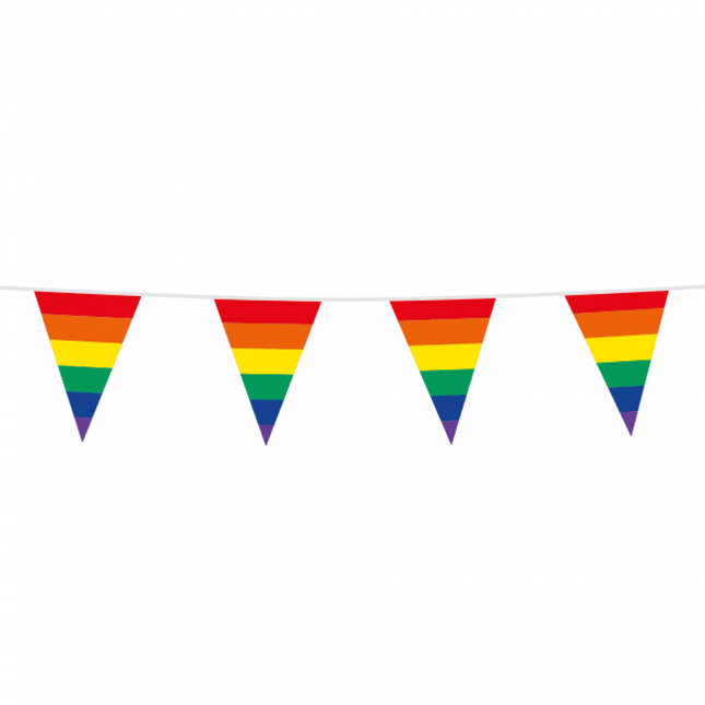 Vlaggenlijn Regenboog 10m van WeFiesta koop je bij Partywinkel