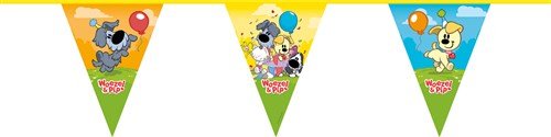 Vlaggenlijn Woezel & Pip 10m van Haza Witbaard koop je bij Partywinkel
