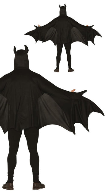 Vleermuis Halloween Kostuum Met vleugels L van Fiestas Guirca koop je bij Partywinkel