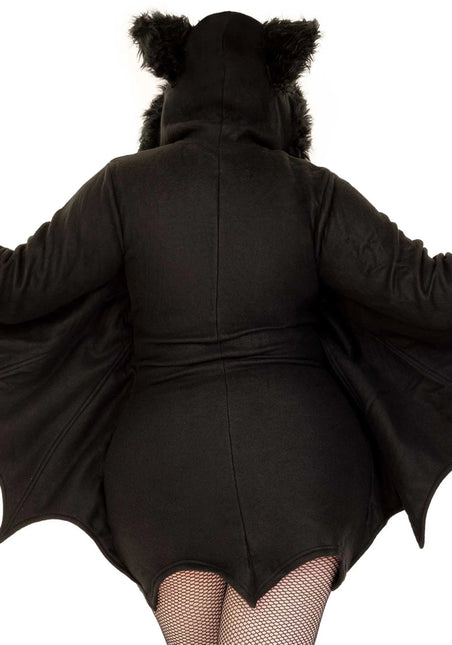 Vleermuis Jurk Zwart Dames Plus Size Leg Avenue van Leg Avenue koop je bij Partywinkel