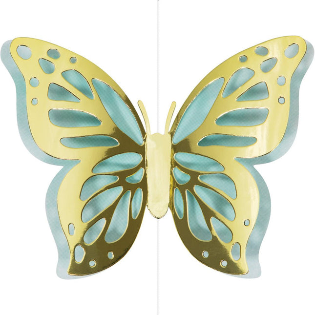 Vlinder Hangdecoratie 18cm 3st van Creative Converting koop je bij Partywinkel