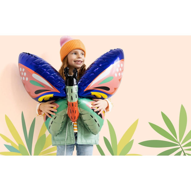 Vlinder Helium Ballon Leeg 88cm van Folat koop je bij Partywinkel