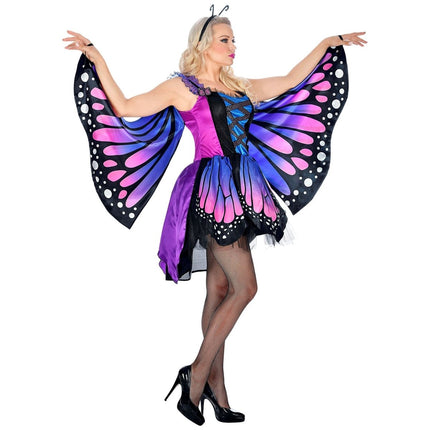 Vlinder Kostuum Dames van Widmann koop je bij Partywinkel