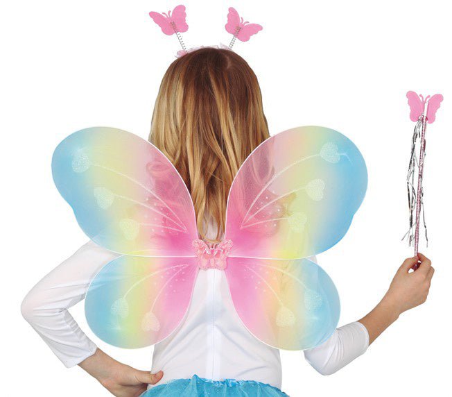 Vlinder Set Gekleurd 3 delig van Fiestas Guirca koop je bij Partywinkel