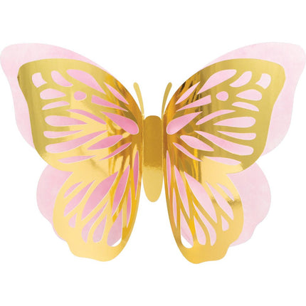 Vlinder Wanddecoratie 3st van Creative Converting koop je bij Partywinkel