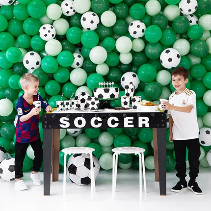 Voetbal Borden 18cm 6st van Partydeco koop je bij Partywinkel