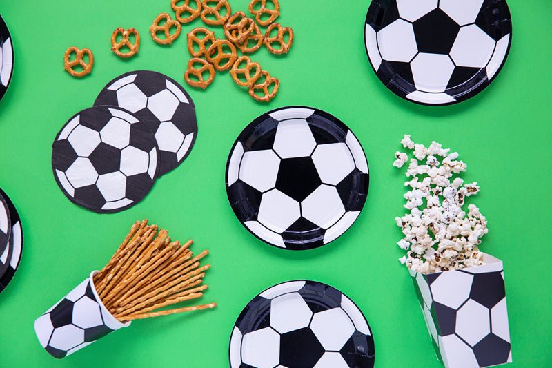 Voetbal Borden 18cm 6st van Partydeco koop je bij Partywinkel