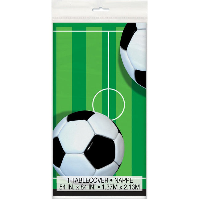 Voetbal Tafelkleed 2,13m van Unique koop je bij Partywinkel
