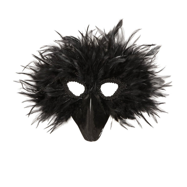 Vogel Masker Zwart van Widmann koop je bij Partywinkel