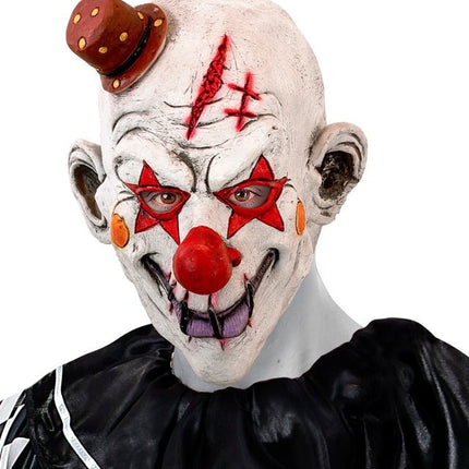 VOLLEDIG MASKER KILLER CLOWN MET HOED van Widmann koop je bij Partywinkel