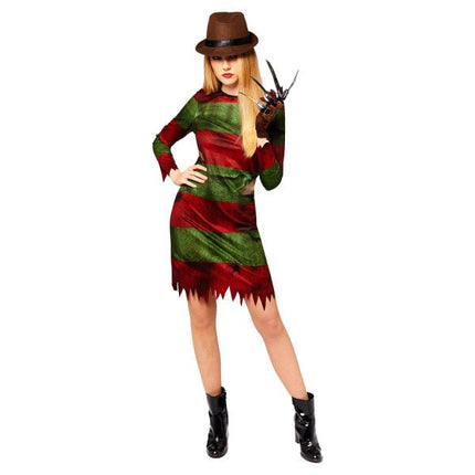Volwassenen Kostuum Freddy Kruger Dames van Riethmueller koop je bij Partywinkel
