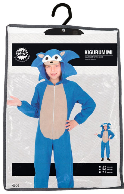 Vos Kostuum Blauw Jongen van Fiestas Guirca koop je bij Partywinkel