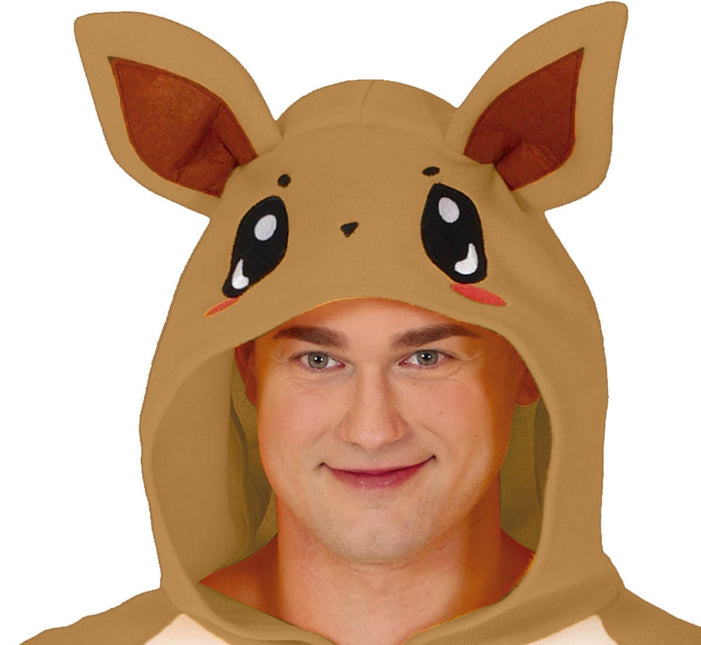 Vos Onesie Bruin Beige van Fiestas Guirca koop je bij Partywinkel