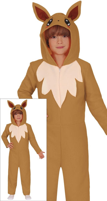 Vos Onesie Bruin Beige Kind van Fiestas Guirca koop je bij Partywinkel