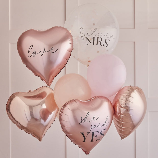 Vrijgezellenfeest Ballonnen Set Leeg 9st van Ginger Ray koop je bij Partywinkel