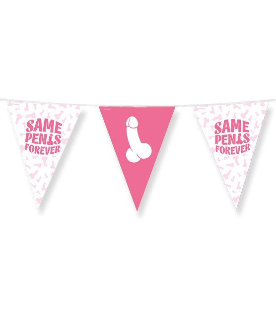 Vrijgezellenfeest Slinger Same Penis Forever 10m van Paper Dreams koop je bij Partywinkel
