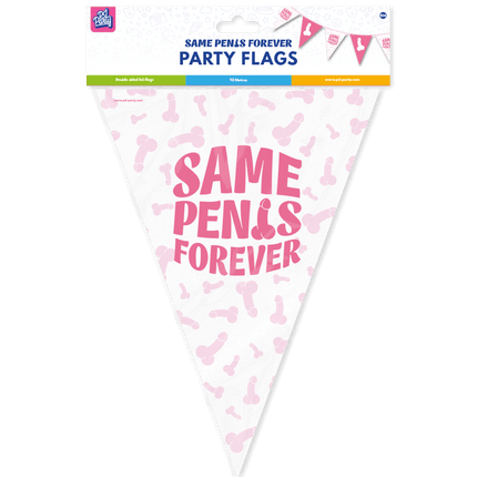 Vrijgezellenfeest Slinger Same Penis Forever 10m van Paper Dreams koop je bij Partywinkel