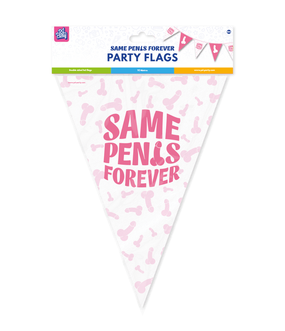 Vrijgezellenfeest Slinger Same Penis Forever 10m van Paper Dreams koop je bij Partywinkel