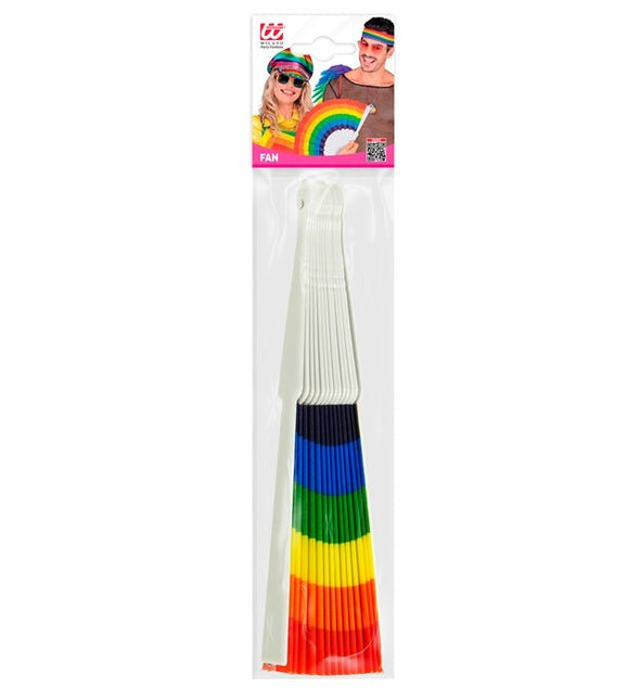 Waaier Regenboog van Widmann koop je bij Partywinkel
