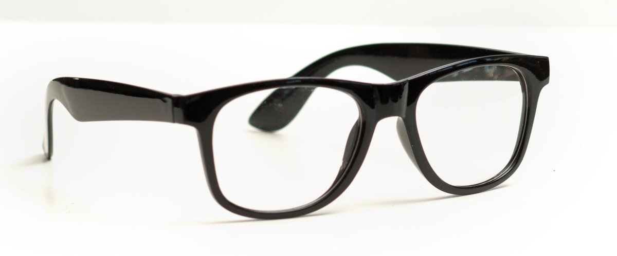 Wayfarer Bril Zwart van Partychimp koop je bij Partywinkel