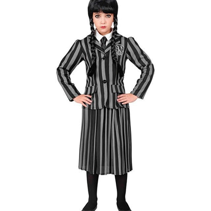 Wednesday Adams Meisje Kostuum Kind van Widmann koop je bij Partywinkel