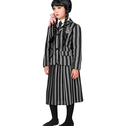 Wednesday Adams Meisje Kostuum Kind van Widmann koop je bij Partywinkel