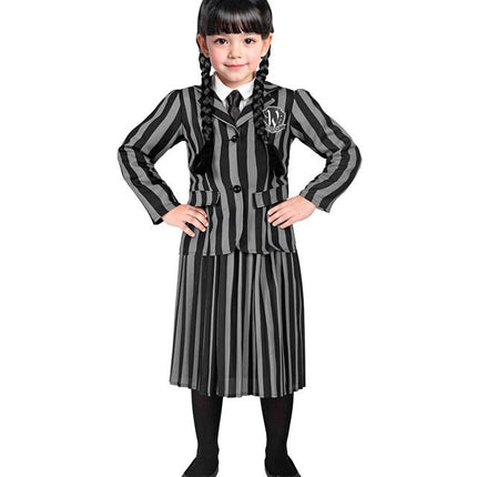 Wednesday Adams Meisje Kostuum Kind van Widmann koop je bij Partywinkel