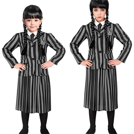 Wednesday Adams Meisje Kostuum Kind van Widmann koop je bij Partywinkel