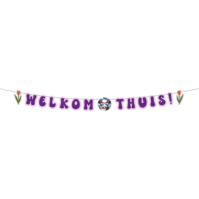 Welkom Thuis Letterslinger Tulpen 3m van WeFiesta koop je bij Partywinkel