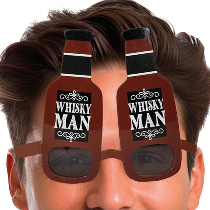 Whiskey Fles Bril van Fiestas Guirca koop je bij Partywinkel