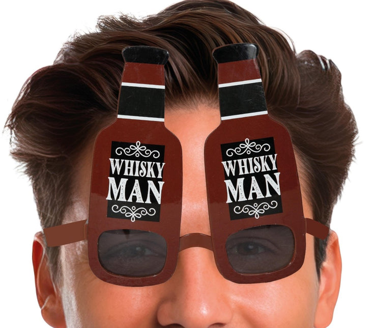 Whiskey Fles Bril van Fiestas Guirca koop je bij Partywinkel