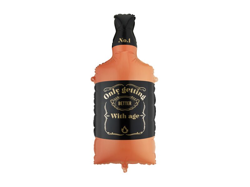 Whiskey Fles Helium Ballon 86cm Leeg van Partydeco koop je bij Partywinkel