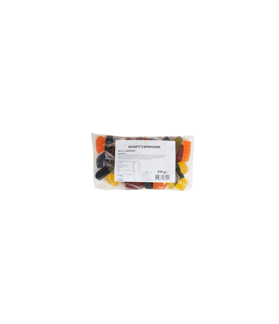 Winegums Snoep Bassett's 250gr van Paper Dreams koop je bij Partywinkel