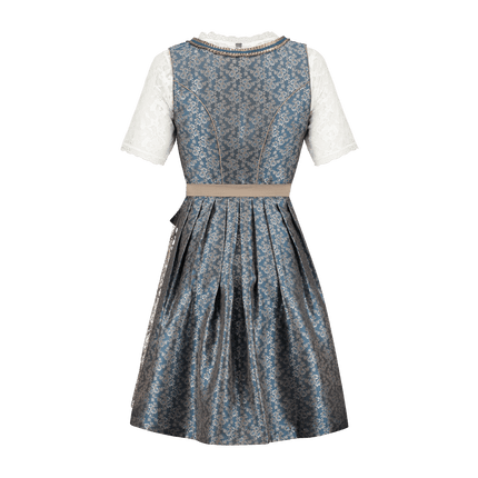 Wit Blauwe Dirndl Jurk Oktoberfest Roze Dames van Haus Huberts koop je bij Partywinkel