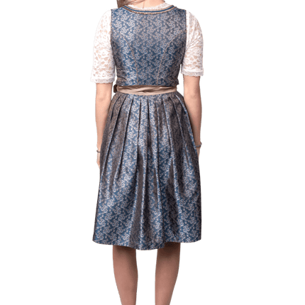 Wit Blauwe Dirndl Jurk Oktoberfest Roze Dames van Haus Huberts koop je bij Partywinkel