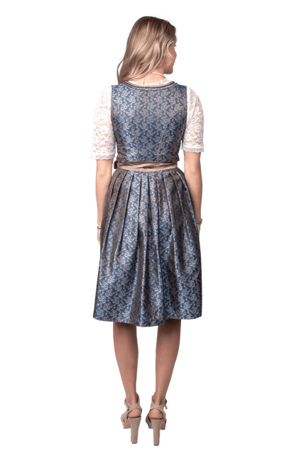 Wit Blauwe Dirndl Jurk Oktoberfest Roze Dames van Haus Huberts koop je bij Partywinkel