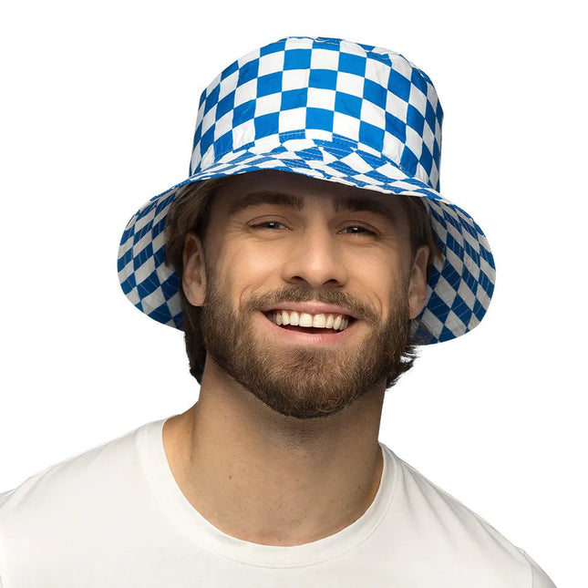 Wit Blauwe Hoed Blokjes van Boland koop je bij Partywinkel