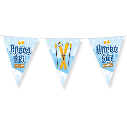 Wit Blauwe Slinger Apres Ski 10m van Paper Dreams koop je bij Partywinkel
